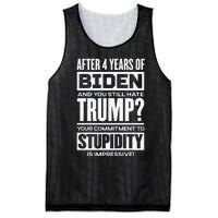 After 4 Years Of Biden And You Still Hate Trump Mesh Reversible Basketball Jersey Tank