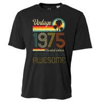 Awesome 48 Years Old 48th Birthday Sunset Vintage 1975 Cooling Performance Crew T-Shirt