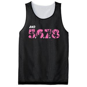 And 5 6 7 8 Dance Ballet Mesh Reversible Basketball Jersey Tank