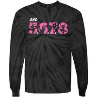 And 5 6 7 8 Dance Ballet Tie-Dye Long Sleeve Shirt