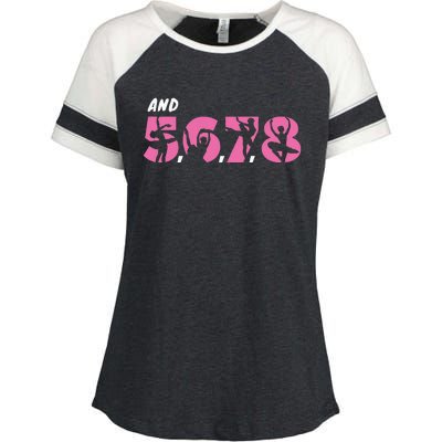 And 5 6 7 8 Dance Ballet Enza Ladies Jersey Colorblock Tee