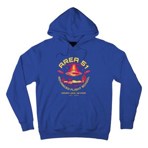 Area 51 Advanced Flight School Groom Lake Nevada Ufo Alien Hoodie