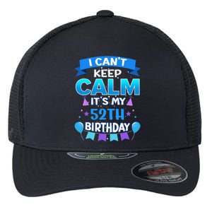 Awesome 52th Birthday For 52 Years Old At Age 52 Flexfit Unipanel Trucker Cap