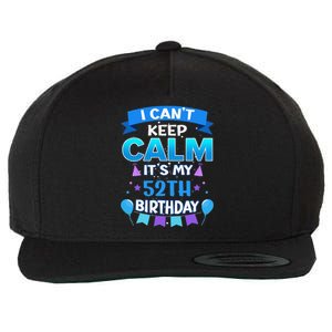 Awesome 52th Birthday For 52 Years Old At Age 52 Wool Snapback Cap