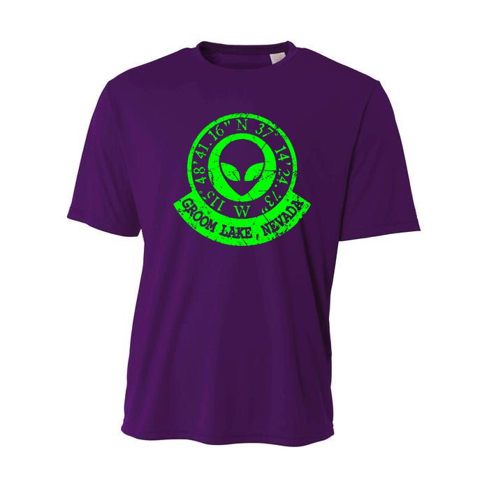 Area 51 Coordinates Youth Performance Sprint T-Shirt