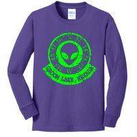 Area 51 Coordinates Kids Long Sleeve Shirt