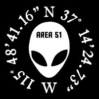 Area 51 Coordinates Ufo Alien Funny Apron