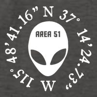 Area 51 Coordinates Ufo Alien Funny Vector Backpack