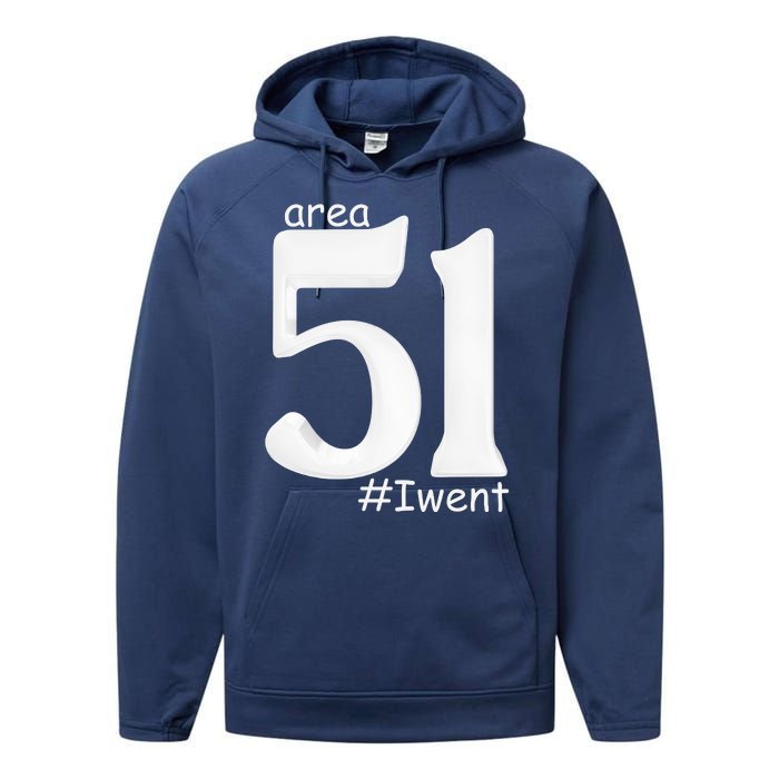 Area 51 #Iwent Performance Fleece Hoodie