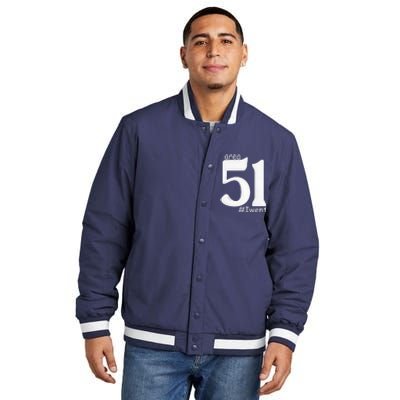 Area 51 #Iwent Insulated Varsity Jacket