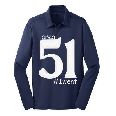 Area 51 #Iwent Silk Touch Performance Long Sleeve Polo