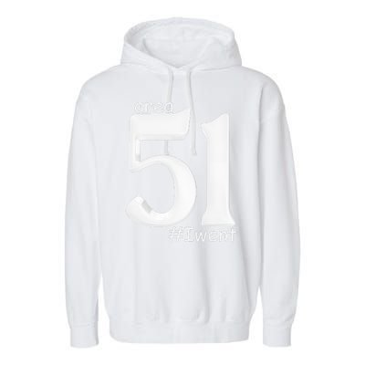 Area 51 #Iwent Garment-Dyed Fleece Hoodie