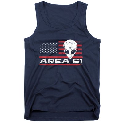 AREA 51 They Can't Stop Us All For Alien Believers Tank Top