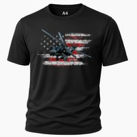 Ah 64 Apache Bringing In The Muscle Veteran Gifts Cooling Performance Crew T-Shirt