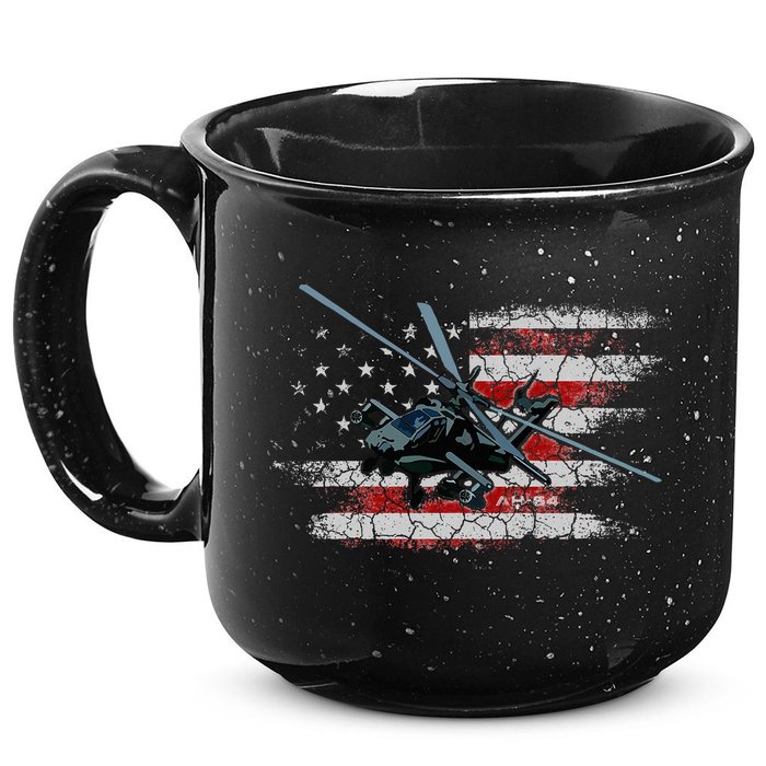 Ah 64 Apache Bringing In The Muscle Veteran Gifts 15oz Campfire Ceramic Mug