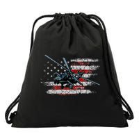 Ah 64 Apache Bringing In The Muscle Veteran Gifts Drawstring Bag