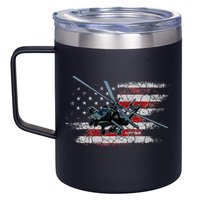 Ah 64 Apache Bringing In The Muscle Veteran Gifts 12oz Stainless Steel Coffee Mug