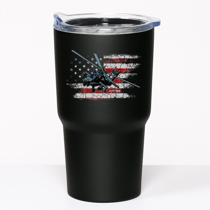 Ah 64 Apache Bringing In The Muscle Veteran Gifts Tumbler