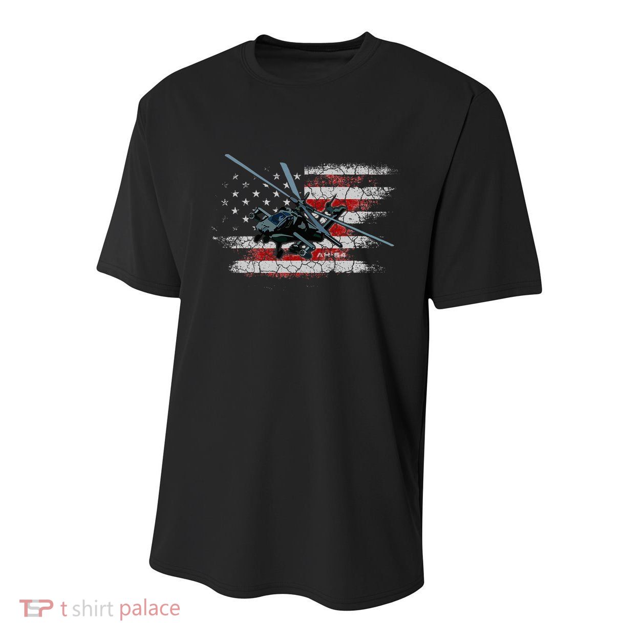 Ah 64 Apache Bringing In The Muscle Veteran Gifts Youth Performance Sprint T-Shirt