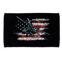 Ah 64 Apache Bringing In The Muscle Veteran Gifts Microfiber Hand Towel