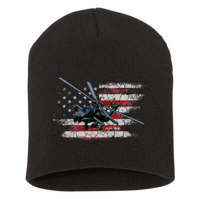 Ah 64 Apache Bringing In The Muscle Veteran Gifts Short Acrylic Beanie