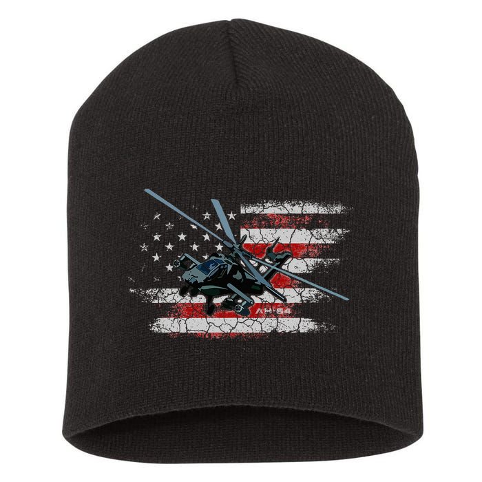 Ah 64 Apache Bringing In The Muscle Veteran Gifts Short Acrylic Beanie