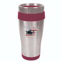 Ah 64 Apache Bringing In The Muscle Veteran Gifts 16oz Travel Tumbler