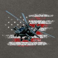 Ah 64 Apache Bringing In The Muscle Veteran Gifts Cotton Canvas Backpack