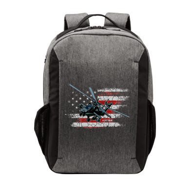 Ah 64 Apache Bringing In The Muscle Veteran Gifts Vector Backpack