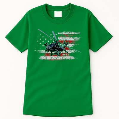 Ah 64 Apache Bringing In The Muscle Veteran Gifts Tall T-Shirt