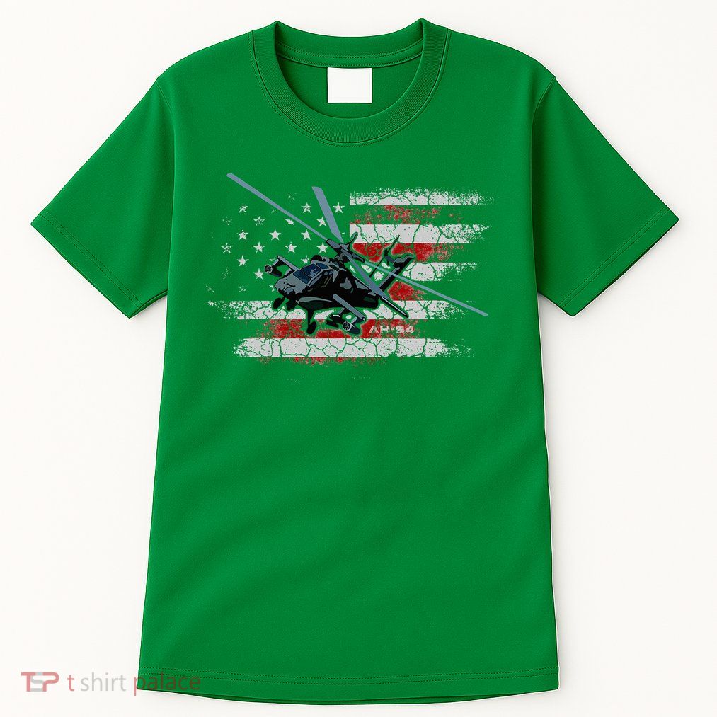 Ah 64 Apache Bringing In The Muscle Veteran Gifts Tall T-Shirt
