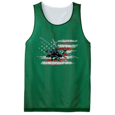 Ah 64 Apache Bringing In The Muscle Veteran Gifts Mesh Reversible Basketball Jersey Tank