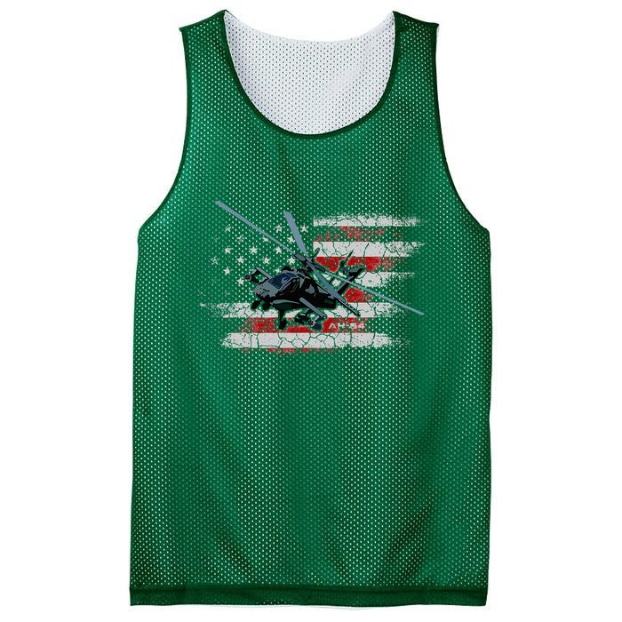 Ah 64 Apache Bringing In The Muscle Veteran Gifts Mesh Reversible Basketball Jersey Tank