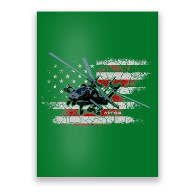 Ah 64 Apache Bringing In The Muscle Veteran Gifts Poster