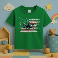 Ah 64 Apache Bringing In The Muscle Veteran Gifts Toddler T-Shirt