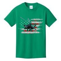 Ah 64 Apache Bringing In The Muscle Veteran Gifts Kids T-Shirt