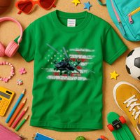Ah 64 Apache Bringing In The Muscle Veteran Gifts Kids T-Shirt