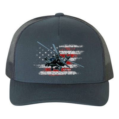 Ah 64 Apache Bringing In The Muscle Veteran Gifts Yupoong Adult 5-Panel Trucker Hat