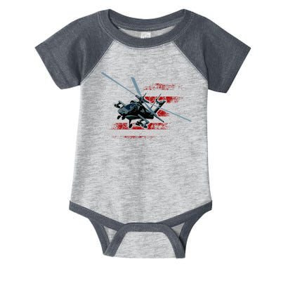 Ah 64 Apache Bringing In The Muscle Veteran Gifts Infant Baby Jersey Bodysuit