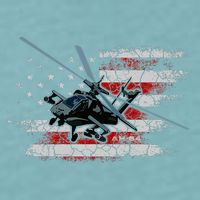Ah 64 Apache Bringing In The Muscle Veteran Gifts Sueded Cloud Jersey T-Shirt