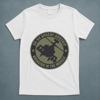 Ah 64 Apache T Bringing In The Muscle T-Shirt