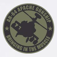 Ah 64 Apache T Bringing In The Muscle T-Shirt