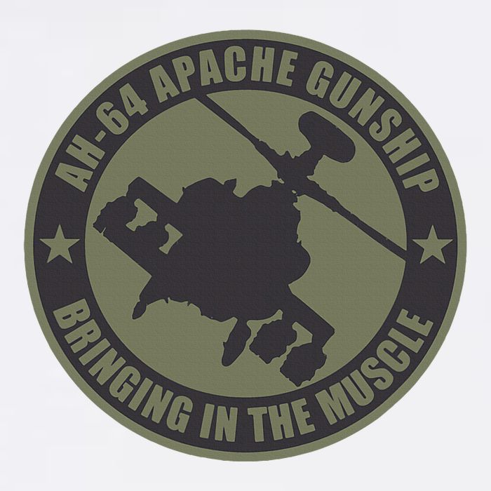 Ah 64 Apache T Bringing In The Muscle T-Shirt