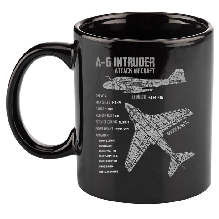 A 6 Intruder 11oz C Handle Ceramic Mug