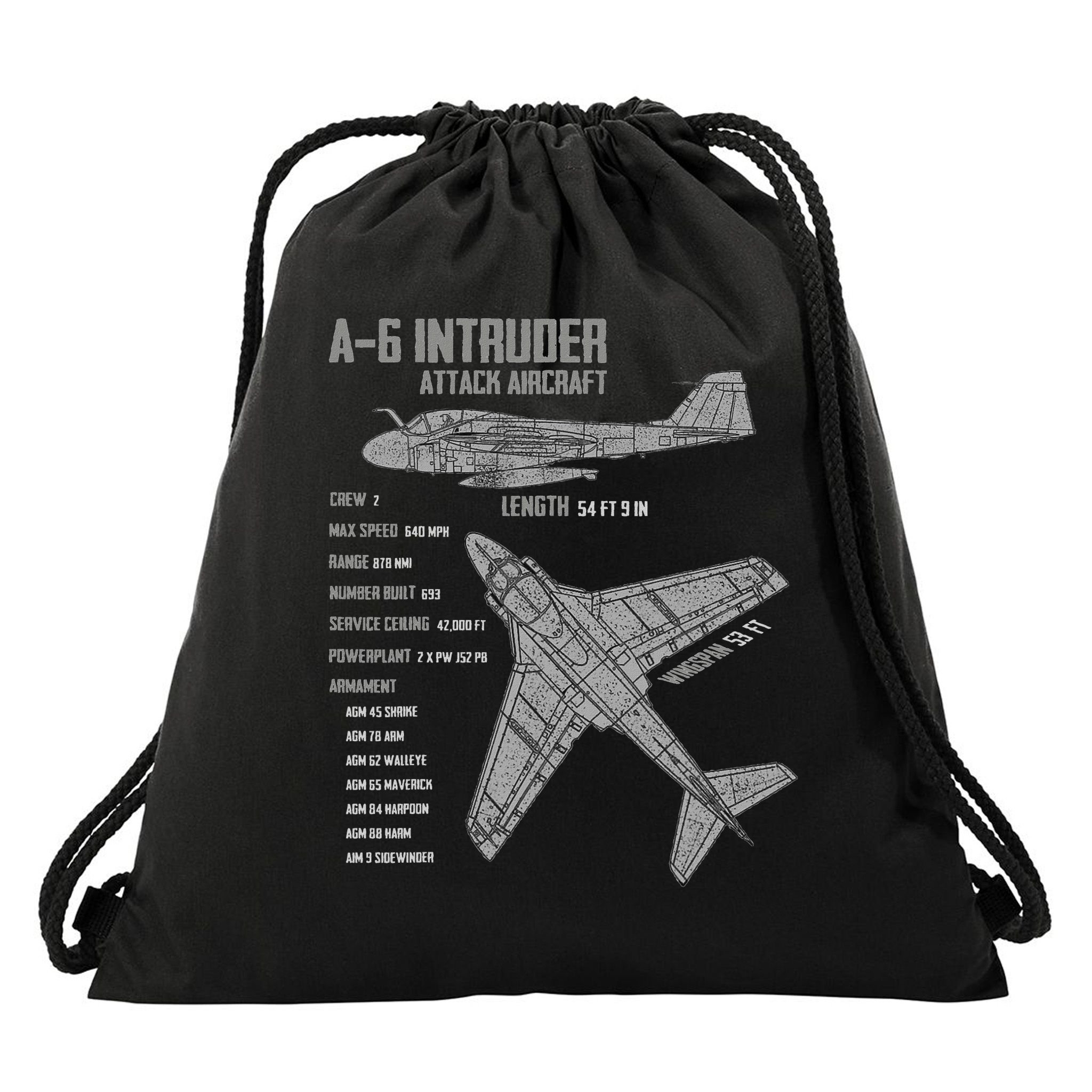 A 6 Intruder Drawstring Bag