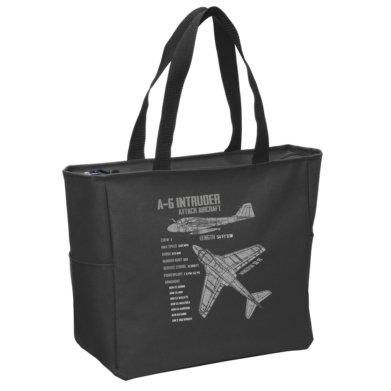 A 6 Intruder Zip Tote Bag