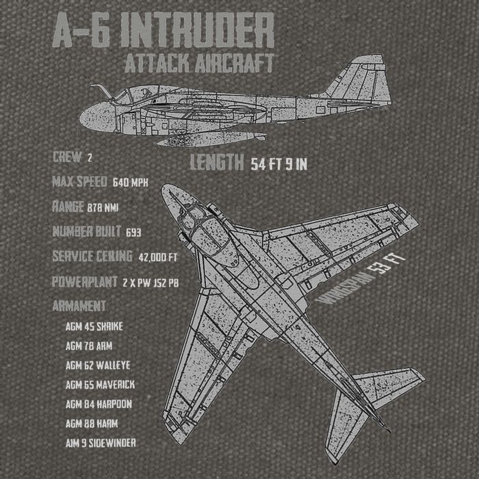 A 6 Intruder Cotton Canvas Backpack