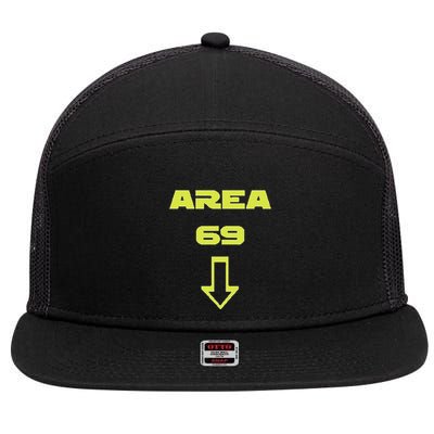 Area 69 Solar Opposites 7 Panel Mesh Trucker Snapback Hat