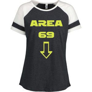 Area 69 Solar Opposites Enza Ladies Jersey Colorblock Tee