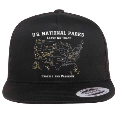 All 63 US National Parks Design For Campers Hikers Walkers Flatbill Hat